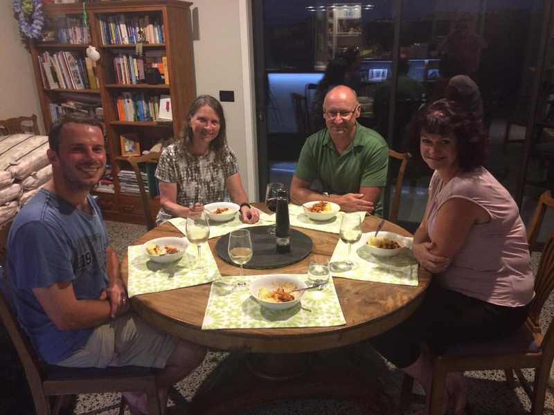 Thanks for having us, Stephen and Kara! Lovely to meet you, Ev!