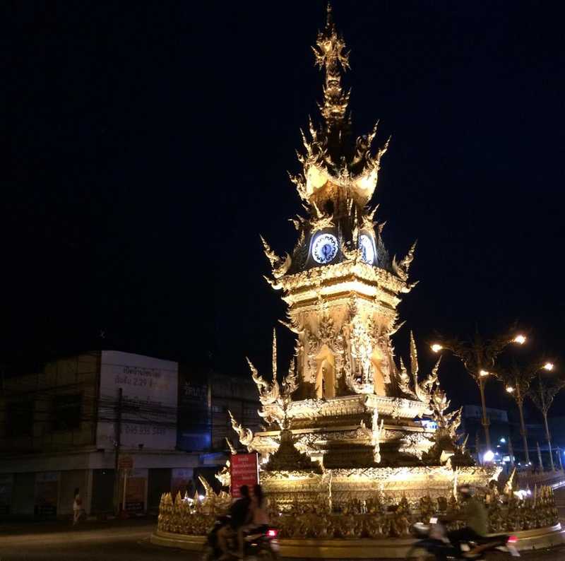 The famous (if not tasteful) clock tower