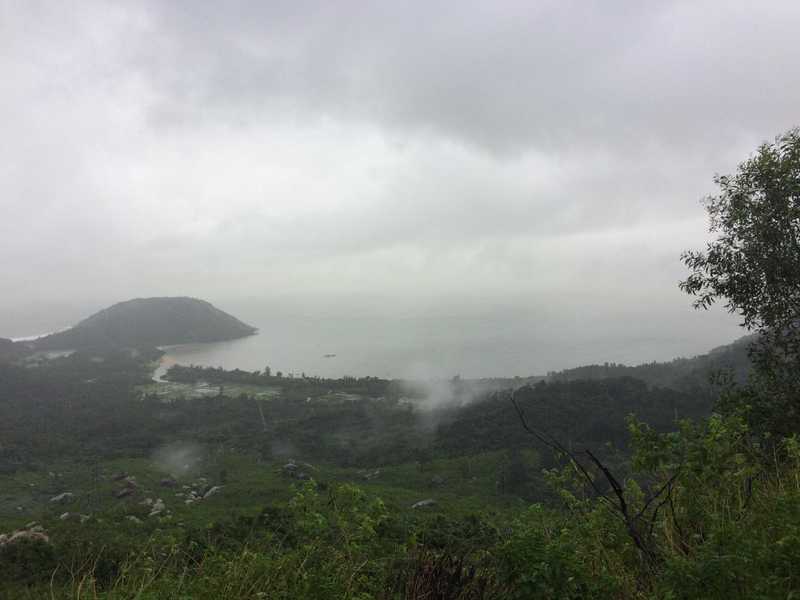 Not the day for views, but atmospheric all the same.