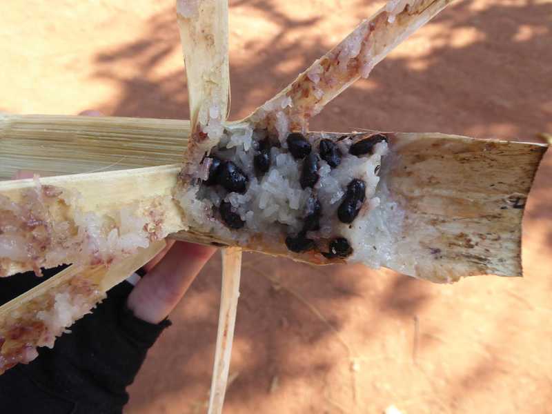 Sticky beany ricey bamboo goodness