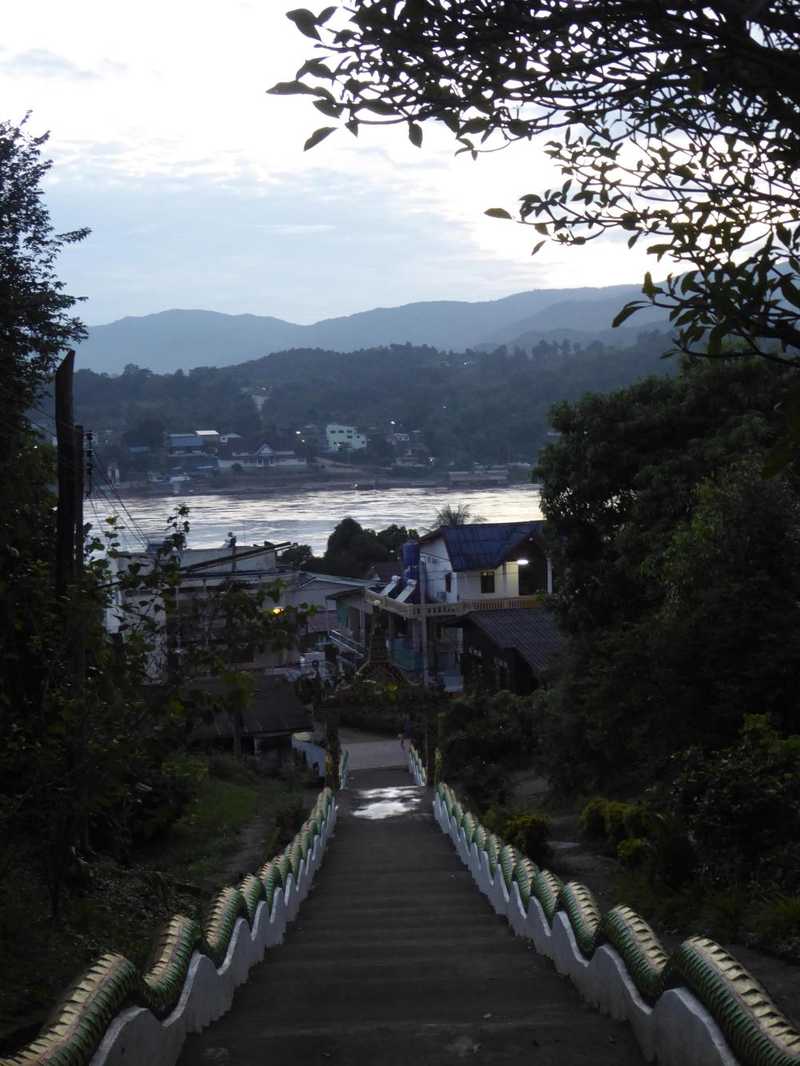 It did eventually stop raining. It's worth climbing up the the temple.